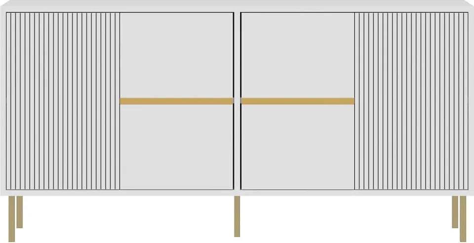 Nedara komód, fehér, 150 cm