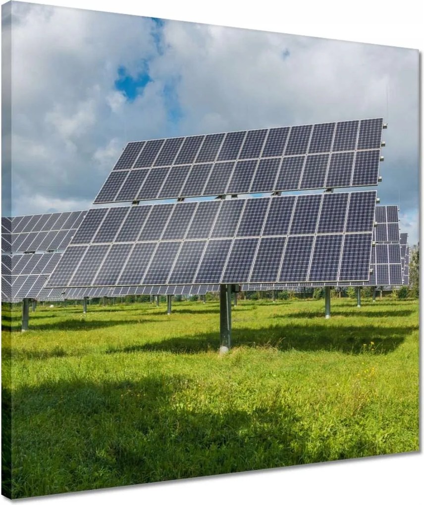 Vászonkép 40x40 Fotovoltaikus panelek Sun
