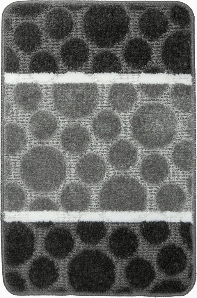 50x80 cm Gumírozott Szőnyeg Siena Wc-hez Csíkos Pöttyös