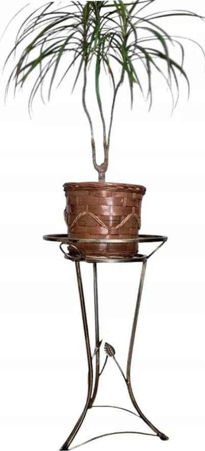 Virágtartó fém Torony 56cm virágtartó állvány virágtartó dísz ajándék arany