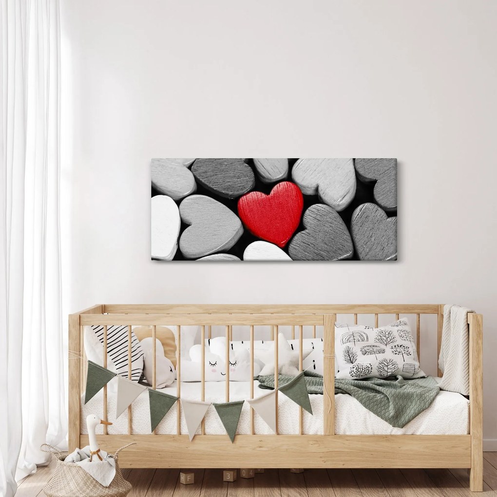 A fa szívék képe (120x50 cm)