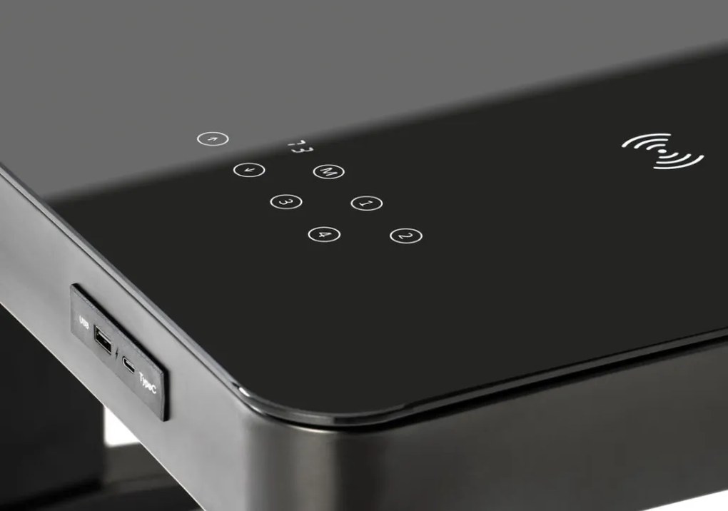 B-52 állítható íróasztal fekete