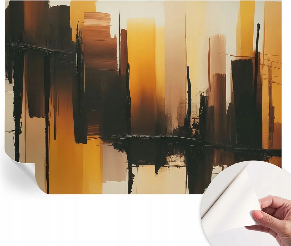 Öntapadós fali fotótapéta Hálószobába Függőleges csíkok 208x146 cm