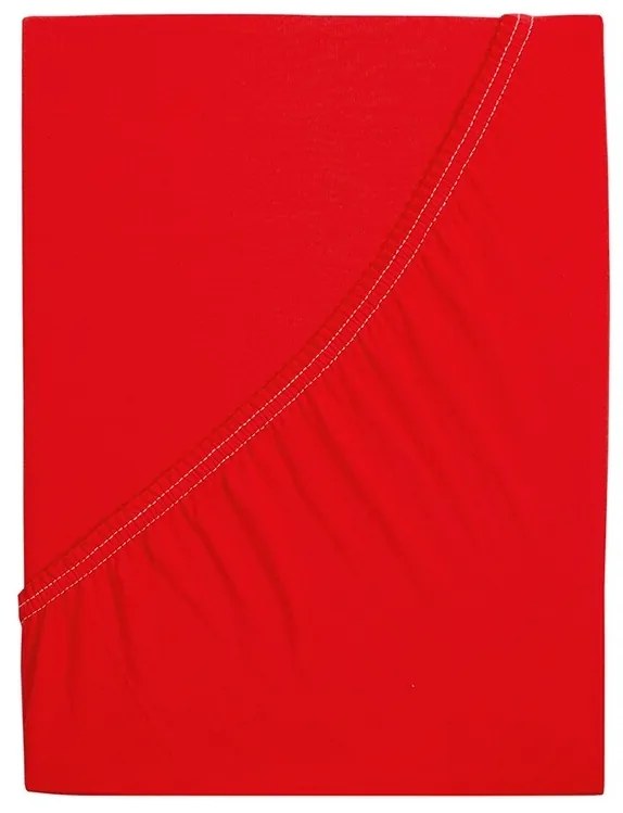4Home Ideal jersey lepedő piros, 60 x 120 cm