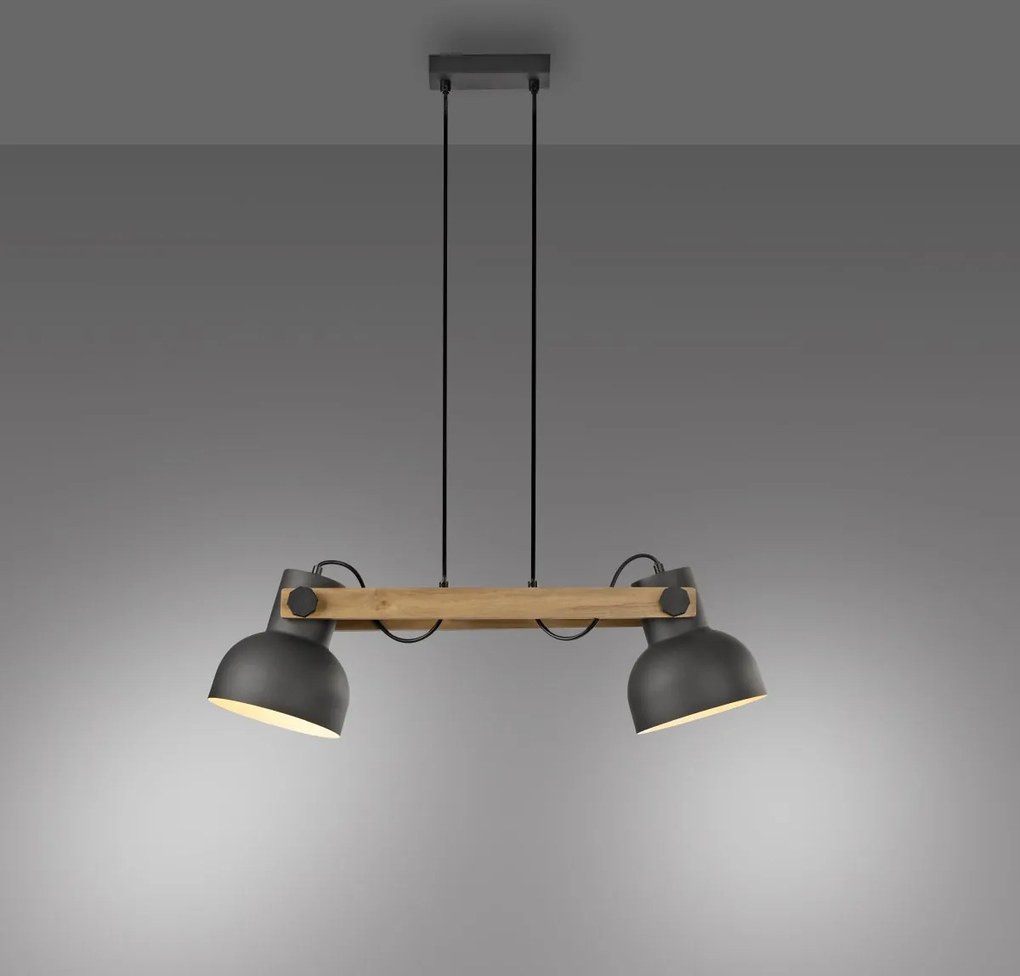 Paul Neuhaus loft függeszték cup 2.0 fekete fa pln15742-18