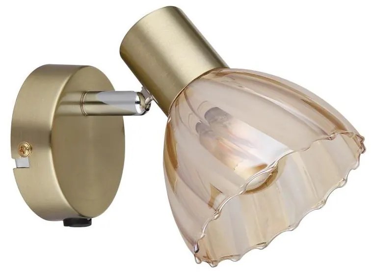 Globo 54315M-1 - Fali spotlámpa ZACHERY 1xE14/40W/230V arany