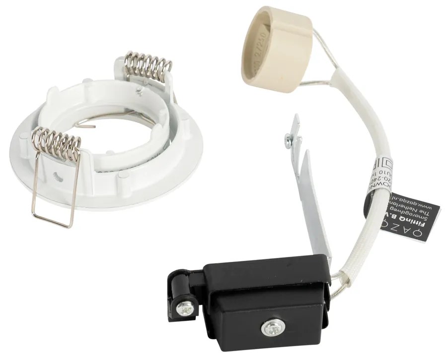 6 db fehér GU10 beépíthető spotlámpa szett 35 mm - Edu