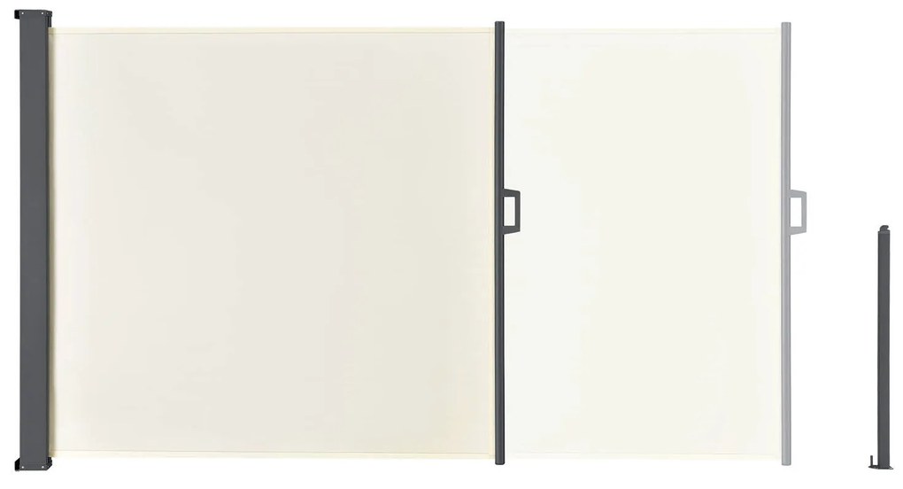 Juskys Oldalsó napellenző Dubai 300 x 160 cm - bézs