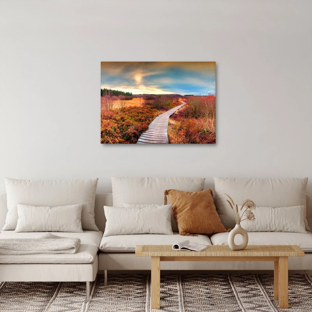 Kép - Őszi út (70x50 cm)
