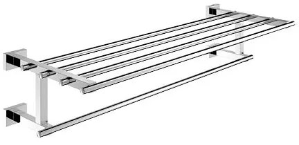 GROHE 40512001 - ESSENTIALS CUBE 600 mm többfunkciós törölközőtartó, fényes króm