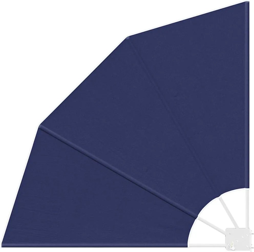 vidaXL Erkély adatvédelmi képernyő Sötétkék 115 x 115 cm Poliészter