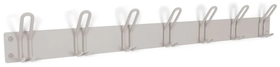 Szürkésbarna fém fali fogas 100 cm Miles – Spinder Design