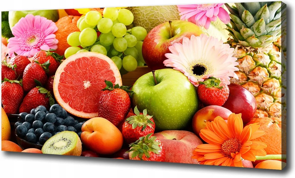 Vászonkép Színes gyümölcsök 100x70 cm