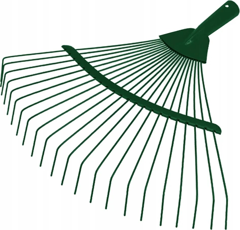 Kerti gereblye fűlevélhez könnyű drót fém 36cm legyező