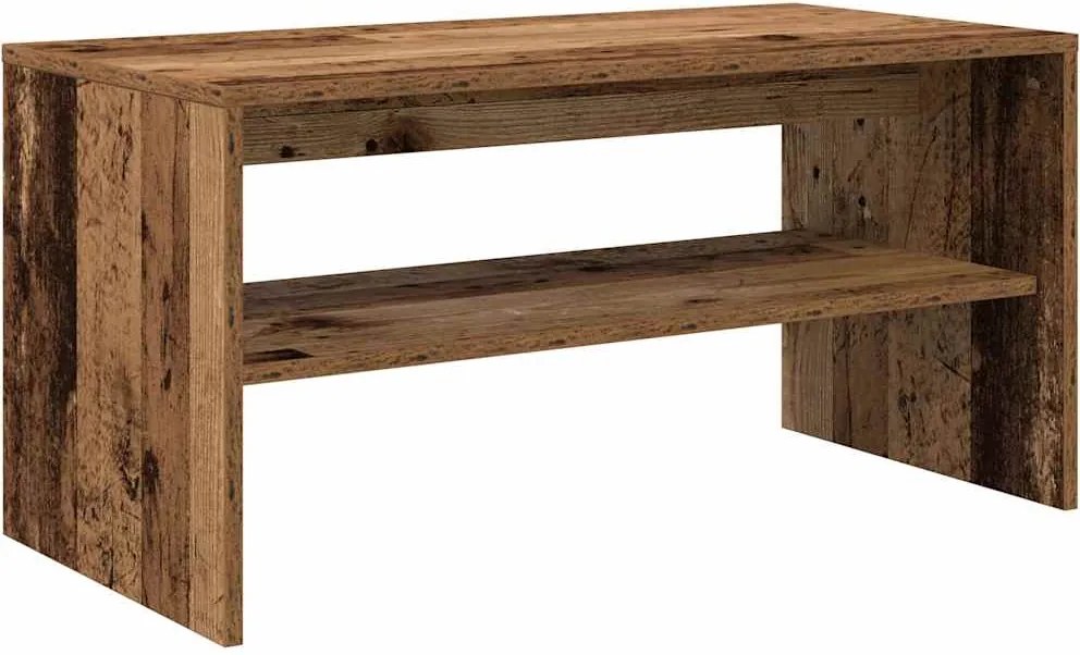 vidaXL TV szekrény régi fa 80x40x40 cm műszaki fa