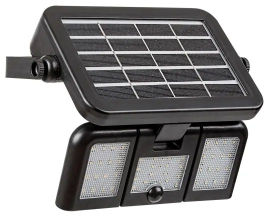 Rabalux 77020 - LED napelemes reflektor érzékelővel LIHULL LED/9,6W/3,7V IP44