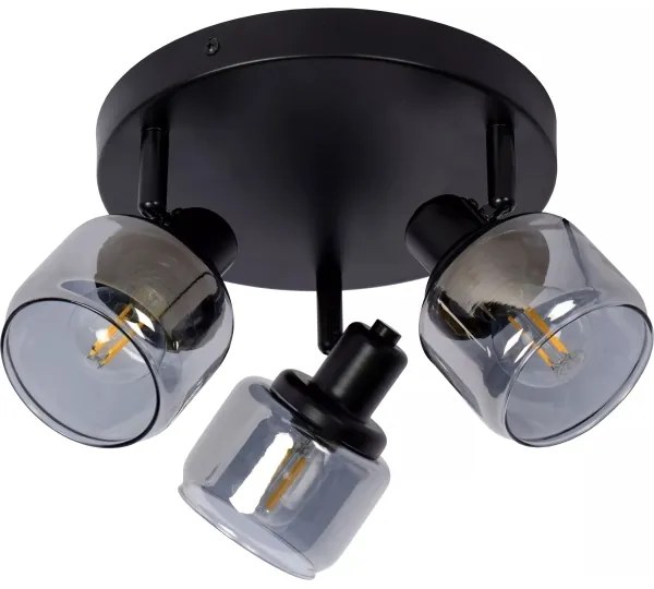 Lucide 77979/13/30 - Spotlámpa BJORN 3xE14/40W/230V fekete