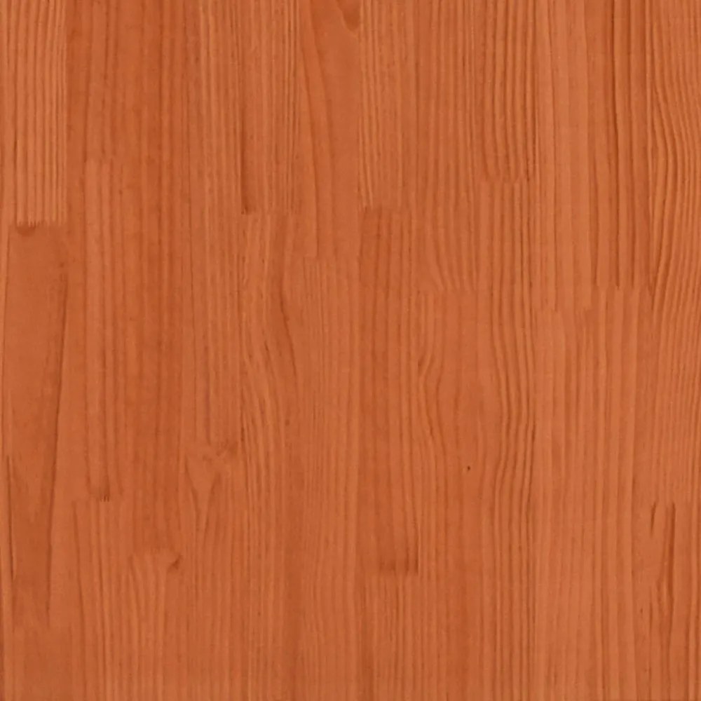 viaszbarna tömör fenyőfa kerti virágláda 110x40x72,5 cm