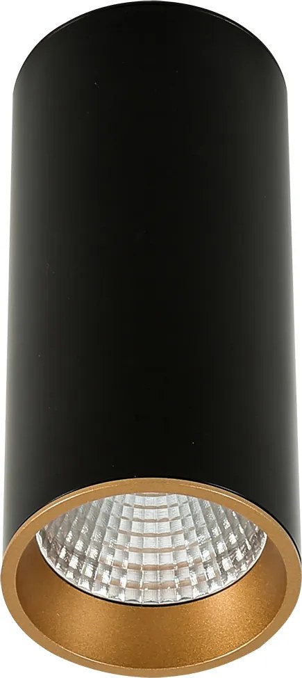 Italux modern spot lámpa moldes fekete arany itxslc7392/12w bl