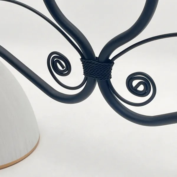 Csillár láncon RETRO 2xE27/60W/230V matt fekete