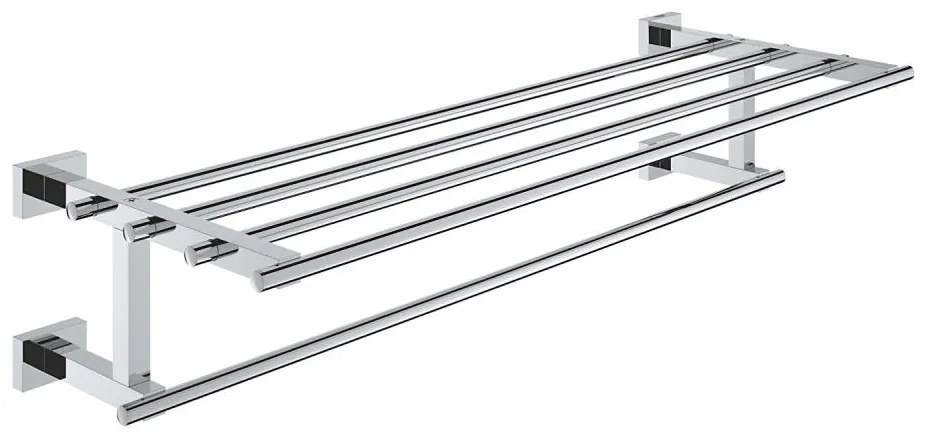 GROHE 40512001 - ESSENTIALS CUBE 600 mm többfunkciós törölközőtartó, fényes króm