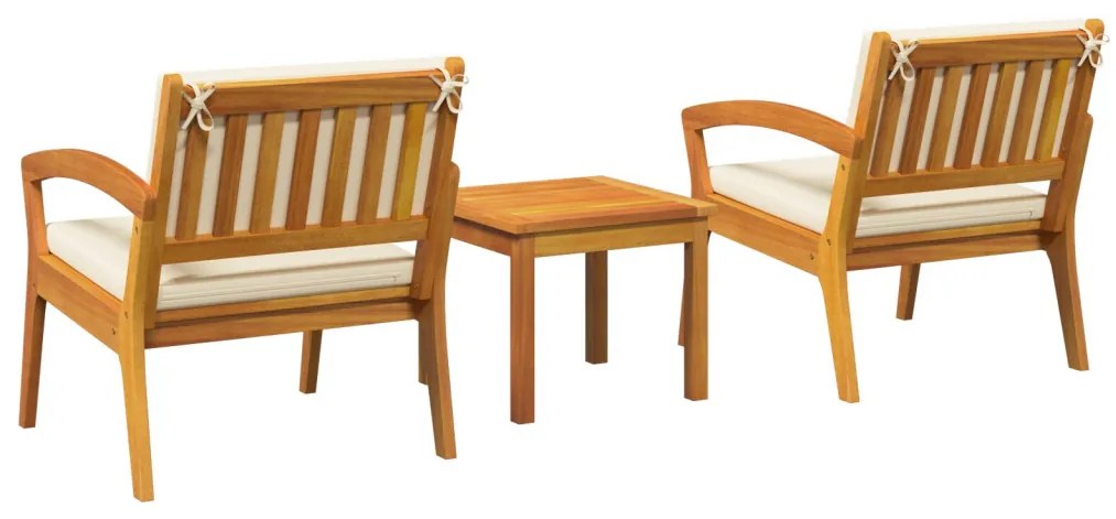 Bisztró készlet Barna 45 x 45 x 38 cm Tömör akácfa