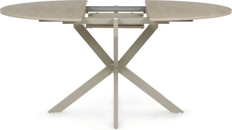 Étkezőasztal bővíthető 120–160 × 120 cm melamin travertin TRV