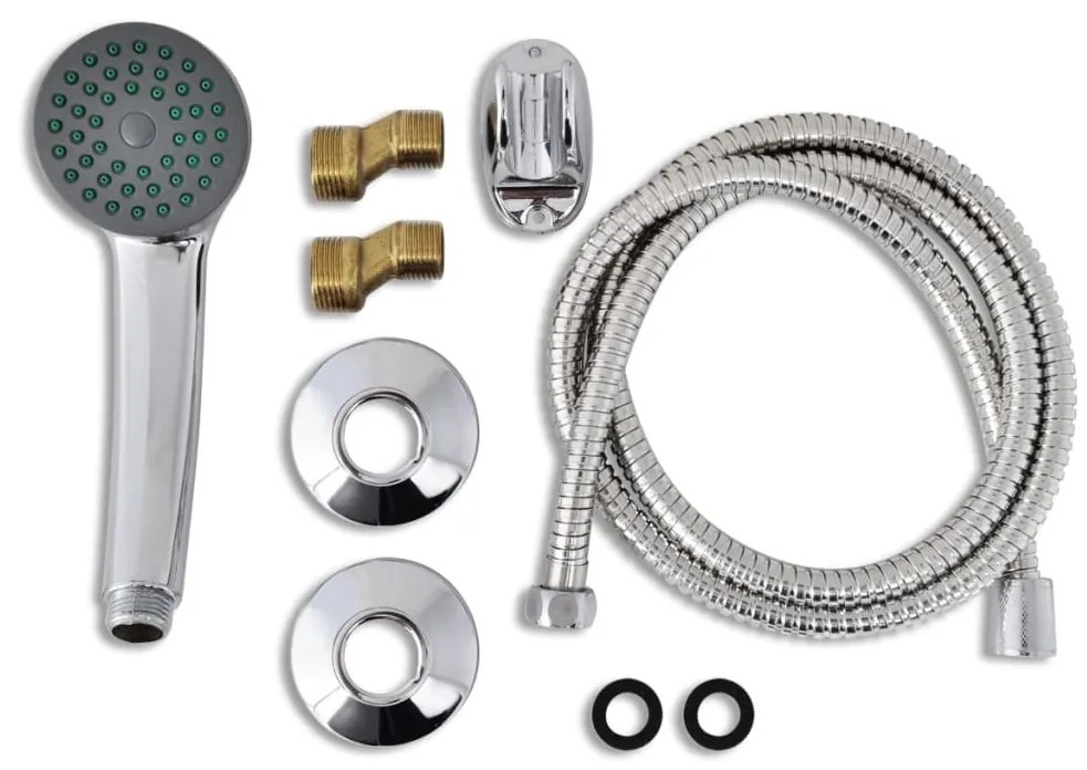 vidaXL krómozott fürdőszoba zuhany csaptelep szett