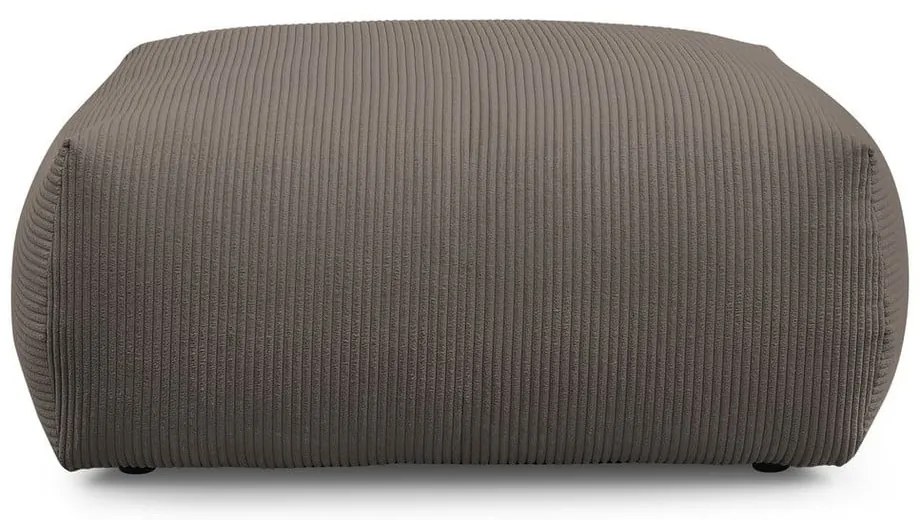 Szürkésbarna kordbársony lábtartó Voltaire – Bobochic Paris