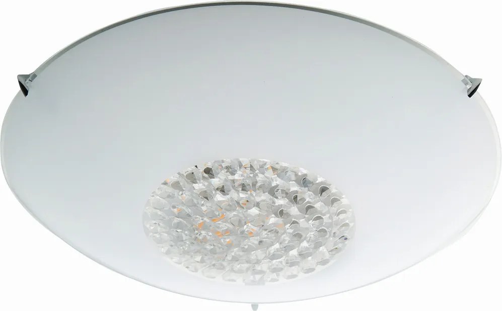 ENDON 76388 NYA Ufo Lámpa Fehér, Átlátszó E27 IP20
