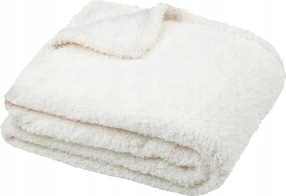 Montreal puha vastag takaró 130x160 écru szőrme ágytakaró Boho