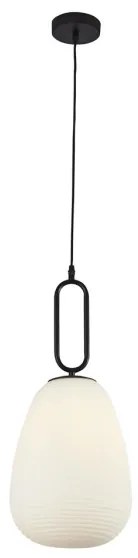 Searchlight 43581-1BK - Csillár zsinóron ELIXIR 1xE27/60W/230V fehér