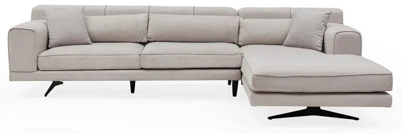 Jivago világosbézs sarokkanapé, jobb oldali - Artie