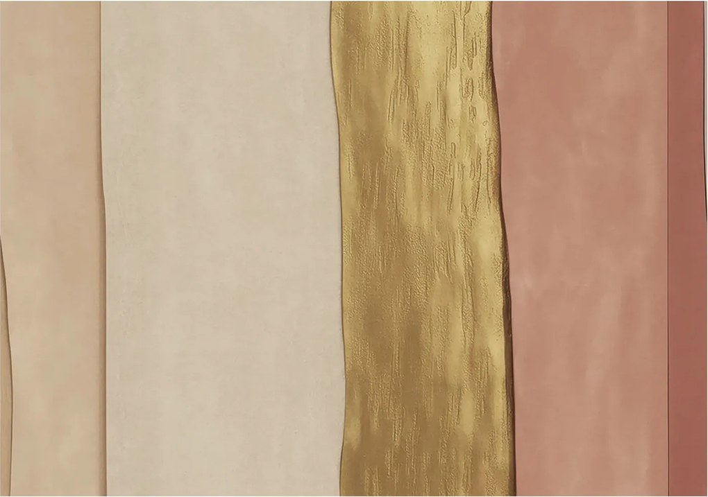 Fotótapéta Flizelin Dekoratív Hálószoba Hullámos csíkok 208x146 Ragasztó