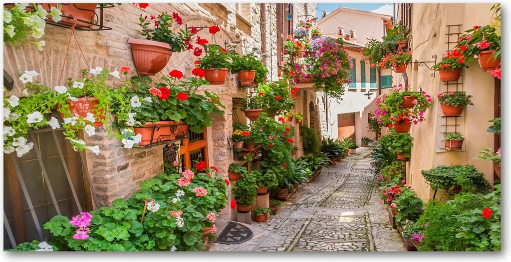 Fotótapéta üvegfalra Olasz utcák 140x70