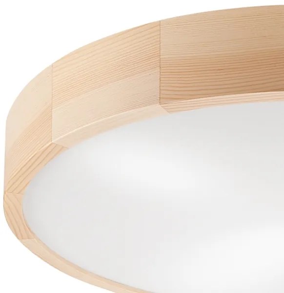 Mennyezeti lámpa NATURAL 4xE27/60W/230V ø 57,5 cm fenyő