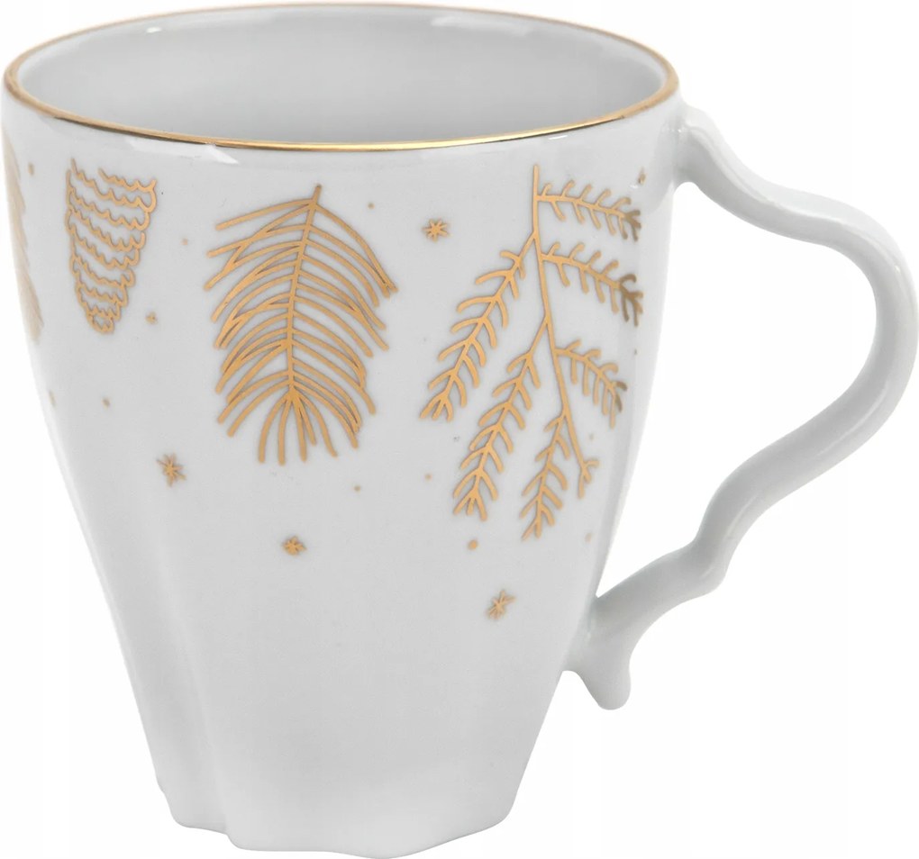 Bögre 350ml Arany erdő Stone Age Fehér