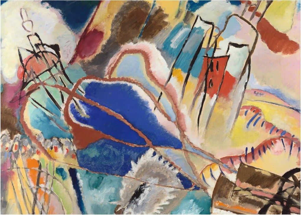 Kép - Vasily Kandinsky, Improvisation No. 30 (Cannons), reprodukciók (70x50 cm)