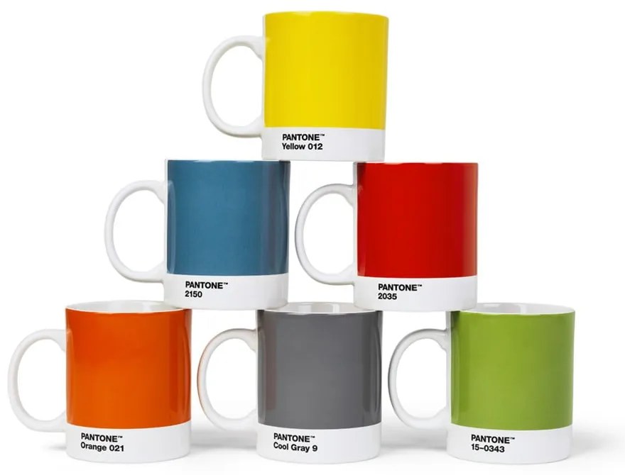 Sötétzöld kerámia bögre 375 ml Dark Green 3435 – Pantone