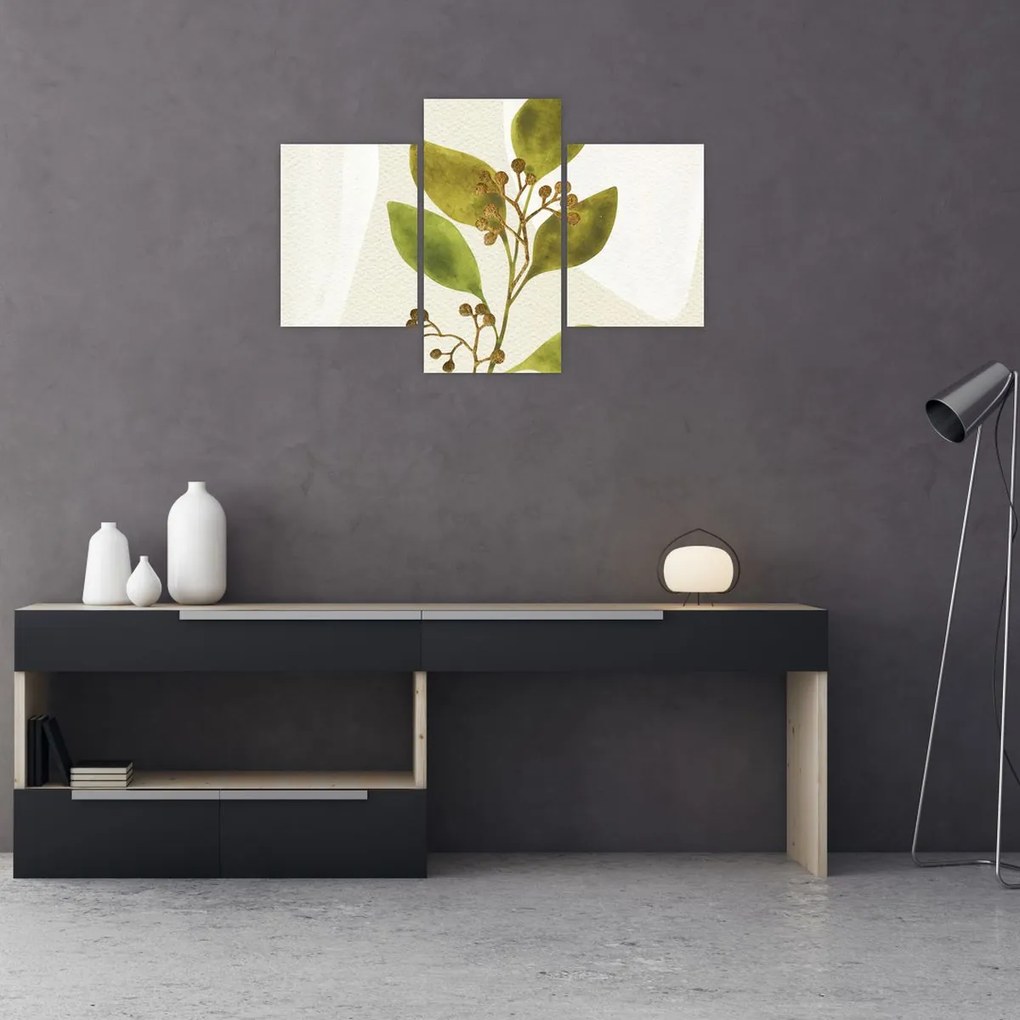 Kép - Akvarell ág N⁰1 (90x60 cm)