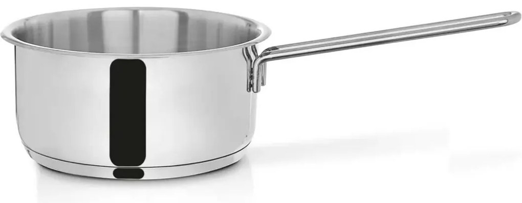 Orion Anett rozsdamentes acél nyeles edény fedővel, 1,25 l, 16 cm