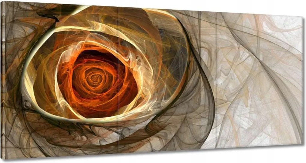 Vászonkép 60x30 Absztrakt rózsa