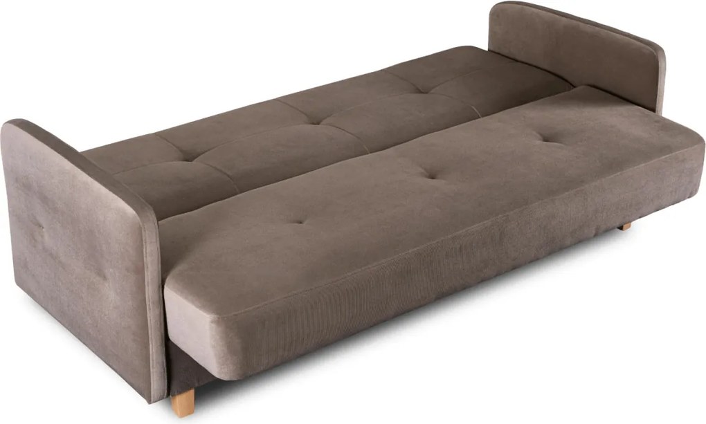 Zestaw 2x Sofa Rozkładana CUBA Beżowa