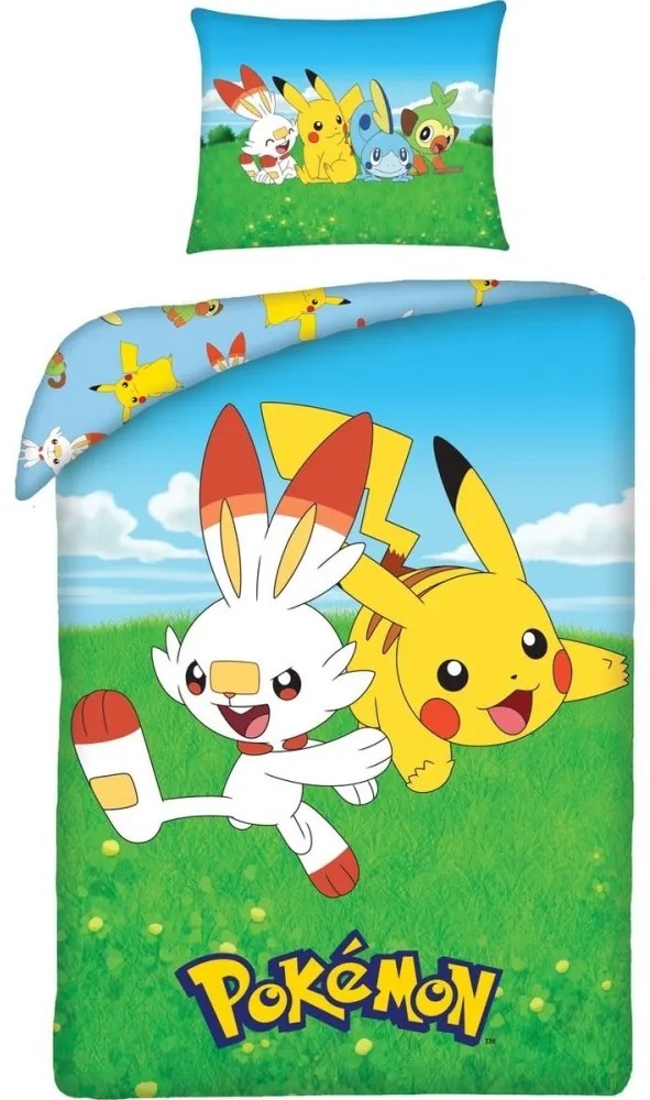 Pokémon ágyneműhuzat 140 x 200 cm + 70 x 90 cm, Halantex