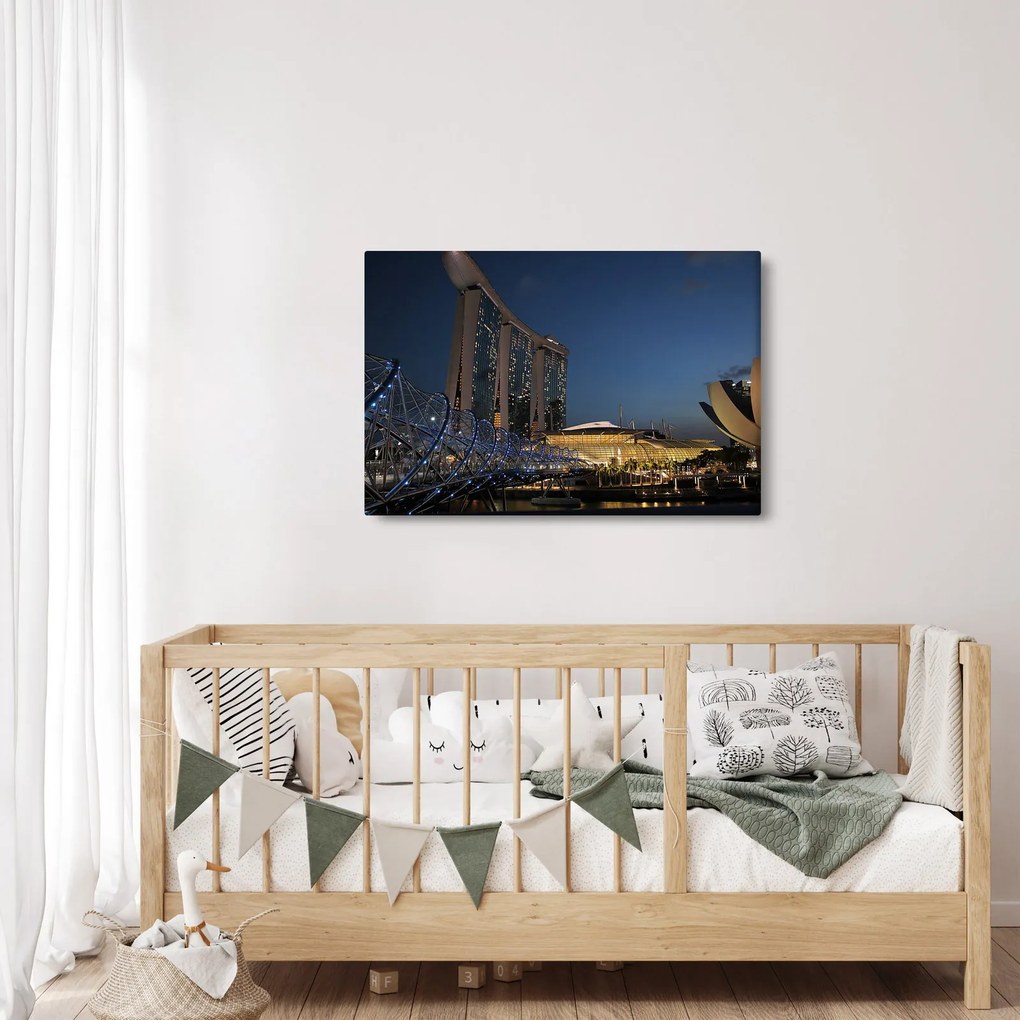 Modern metropolisz képe (90x60 cm)