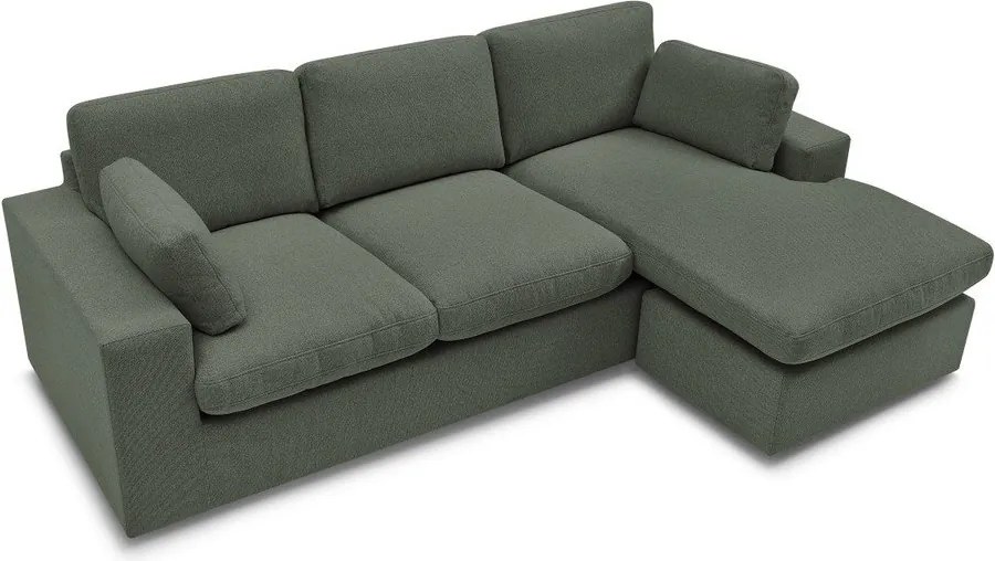 Zöld sarokkanapé Belair – Bobochic Paris