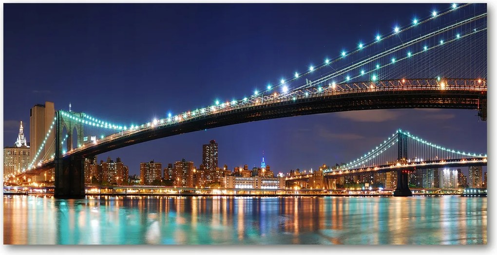 Fotó üvegkép Manhattan New York 140x70