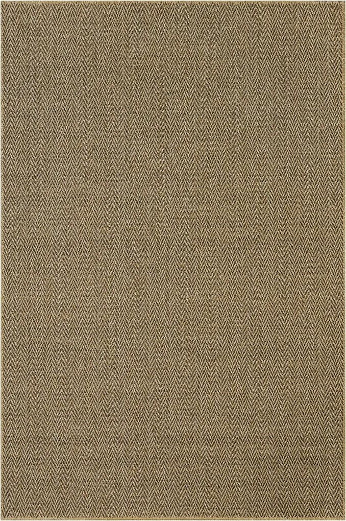 Sizal Outdoor Csúszásgátló Szőnyeg Bézs Halszálka Teraszra Ella 120x170 cm