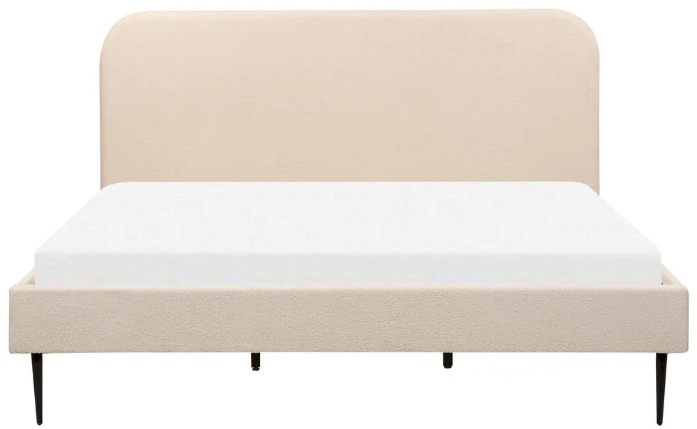 Franciaágy 180 cm Faris (bézs boucle) (ágyráccsal). 1078946