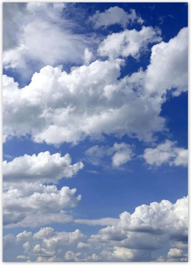 Poszterek 50x70 Gömbölyű felhők Égbolt